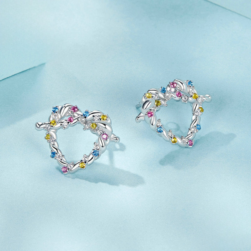 Heart Stud Earrings