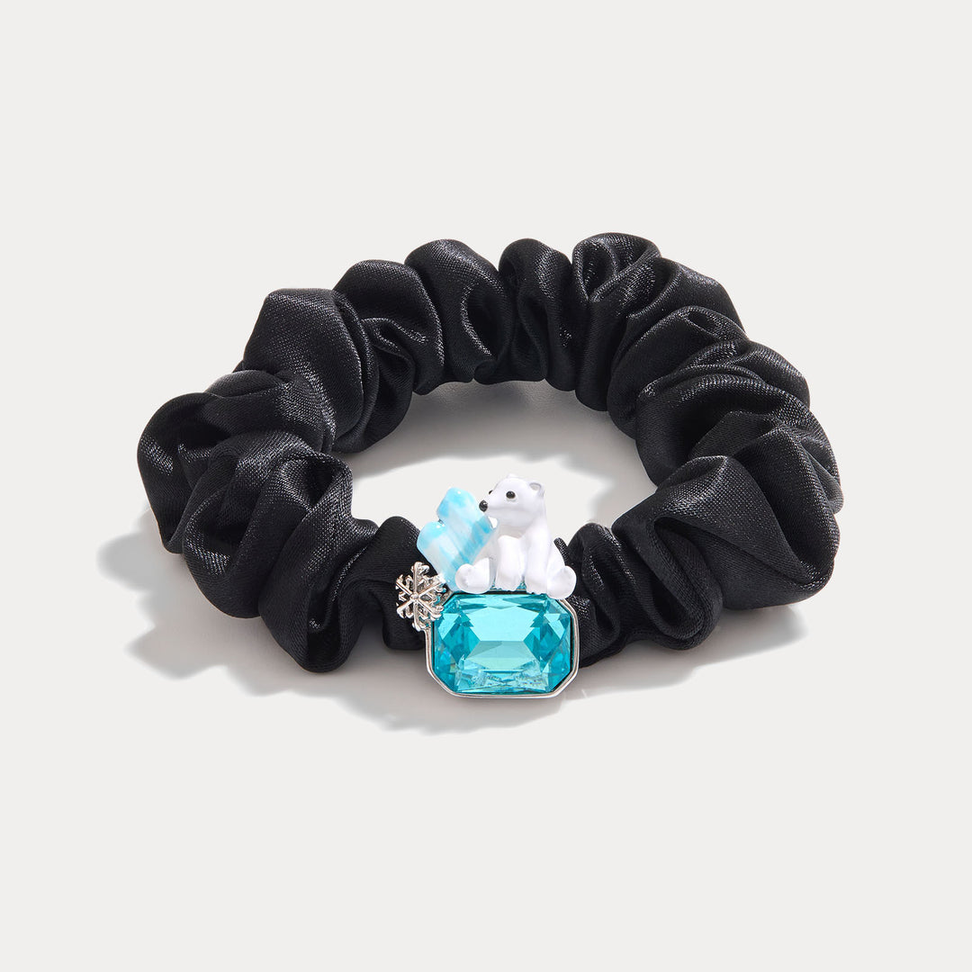 Cute Polar Bear Hair Tie - Blue 