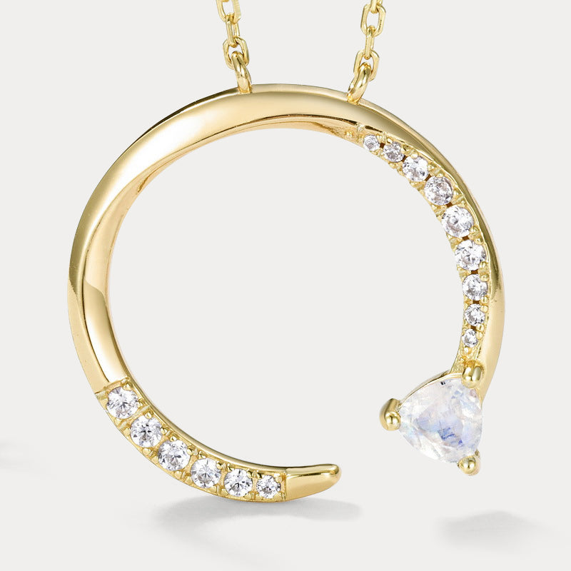 Moonstone Pendant Necklace