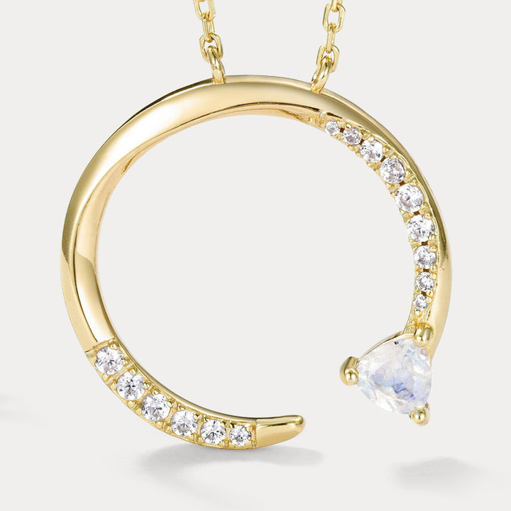 Moonstone Pendant Necklace