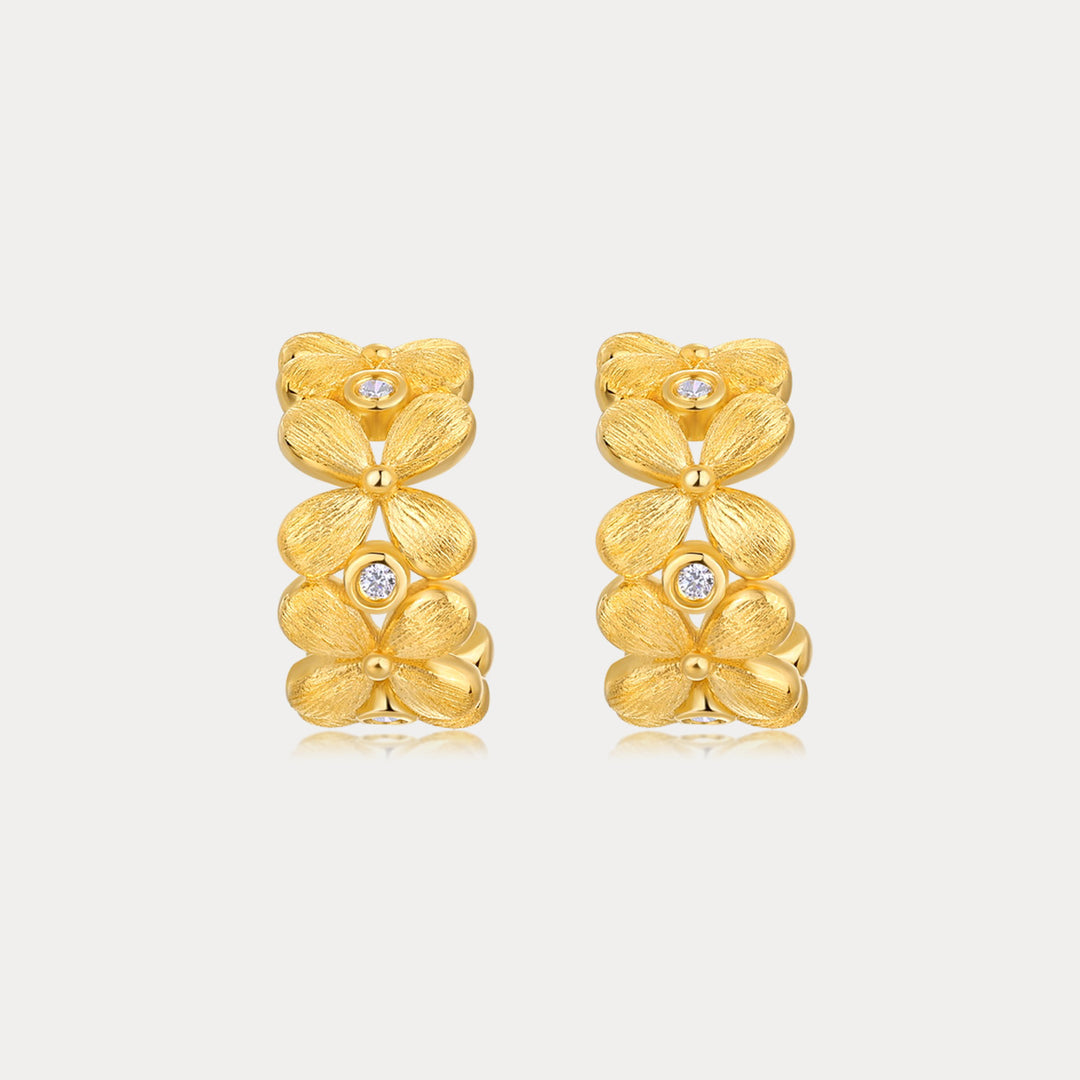 Selenichast Osmanthus Flower Earrings