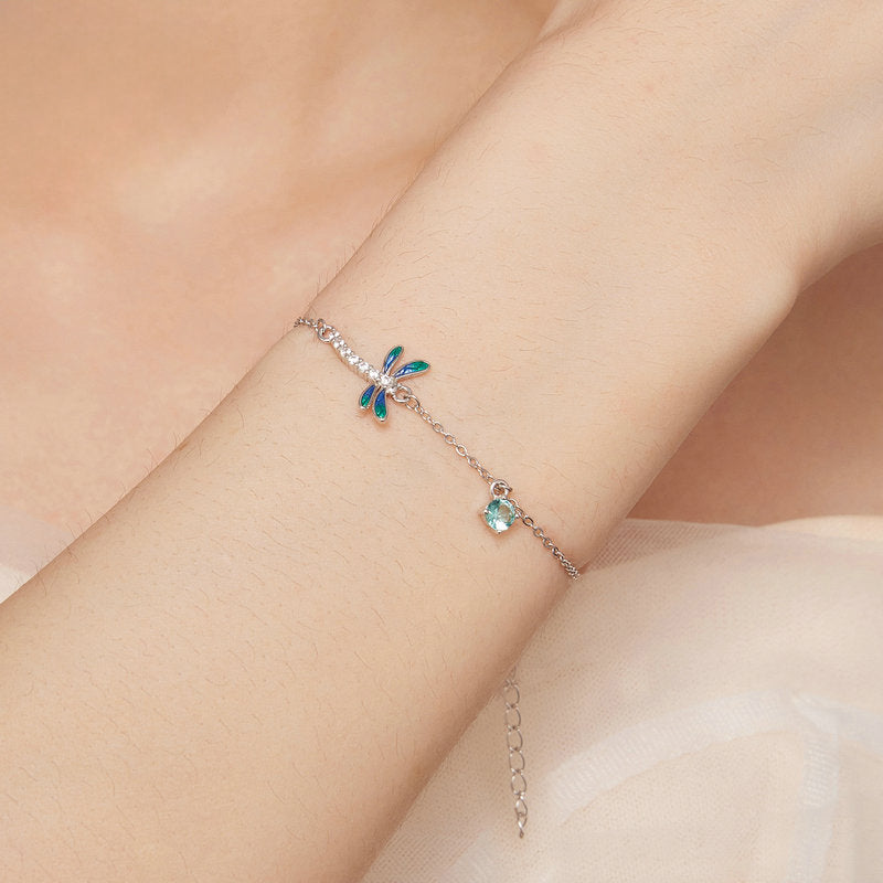 Blue Dragonfly Bracelet