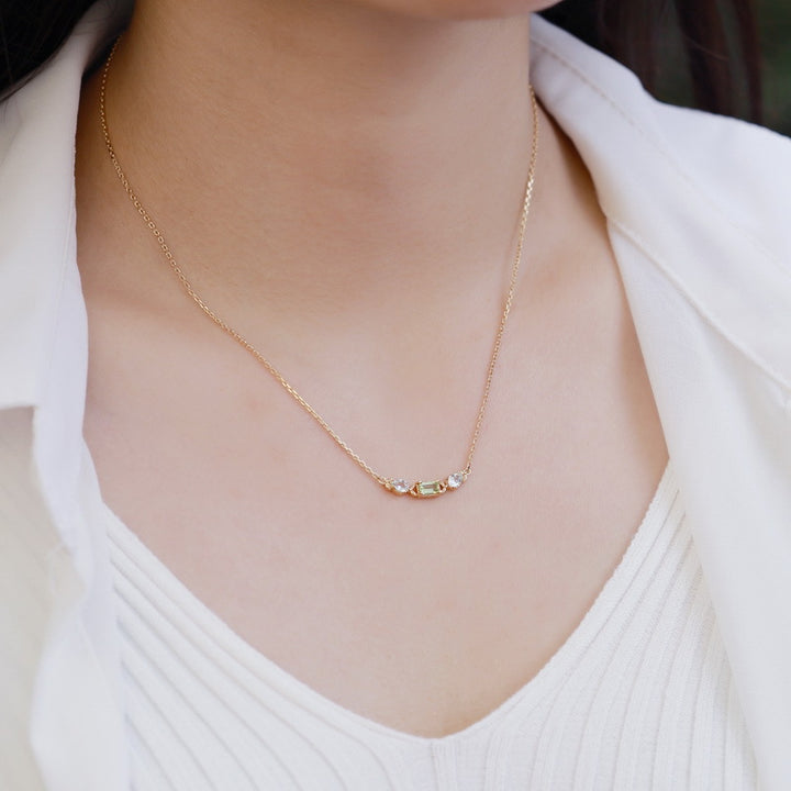 Peridot Pendant Necklace Gift