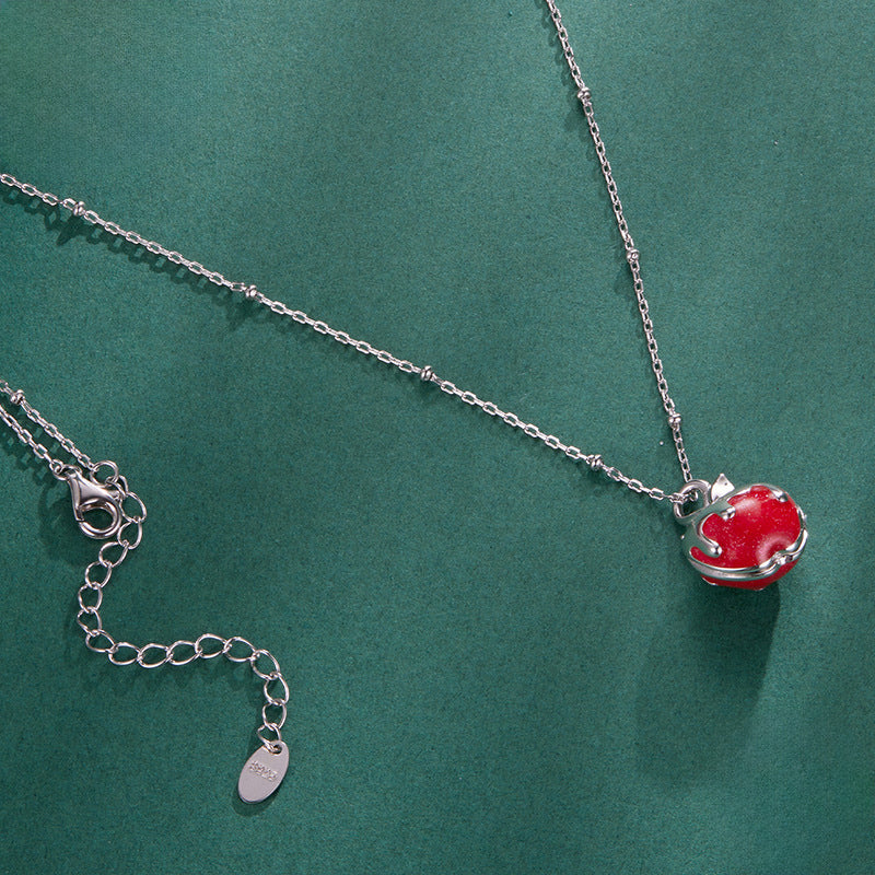 Apple Locket Necklace