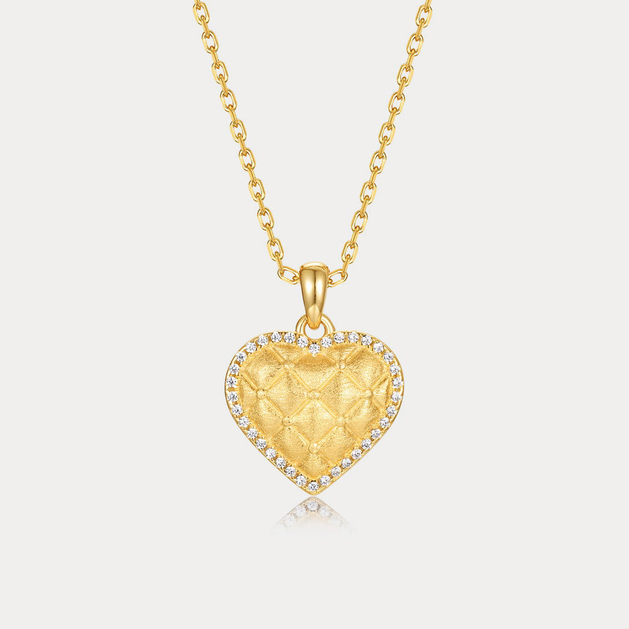 Selenichast Gold Heart Necklace