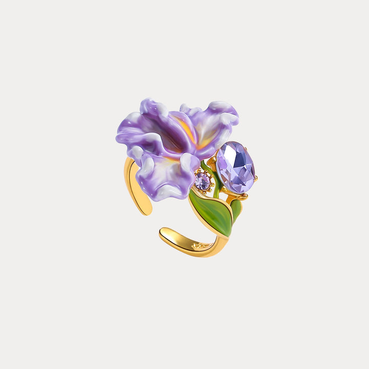 Iris Flower Ring