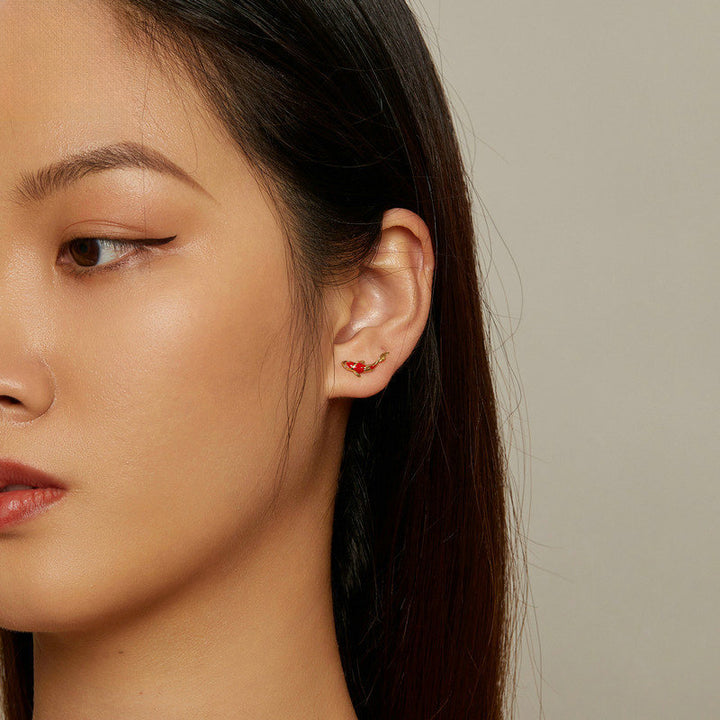 Lucky Koi Stud Earrings