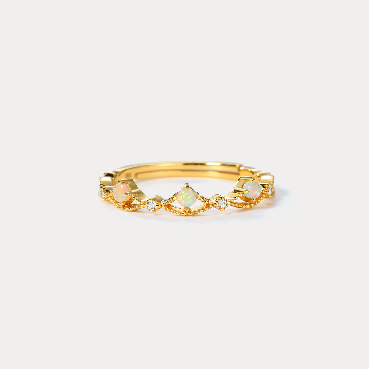 Opal Diamond Fashion Ring
