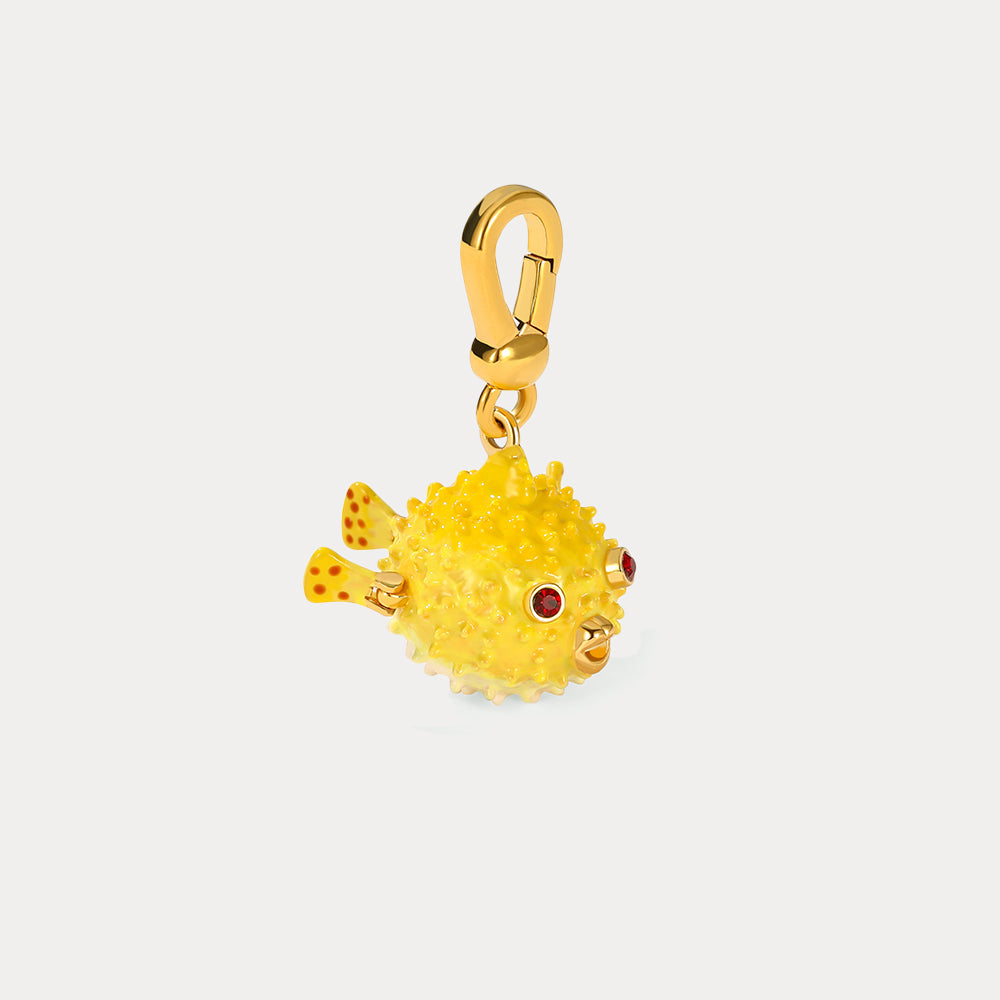 Selenichast Balloonfish Pendant Necklace Gift Ideas for Kid
