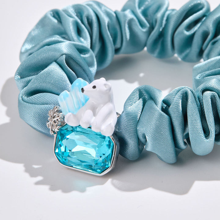 Cute Polar Bear Hair Tie - Blue 