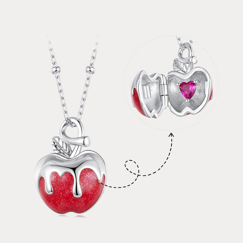 Christmas Apple  Necklace