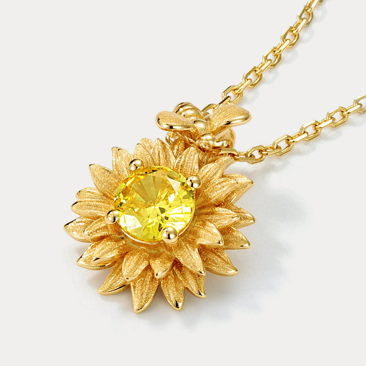 Sunflower Necklace 
