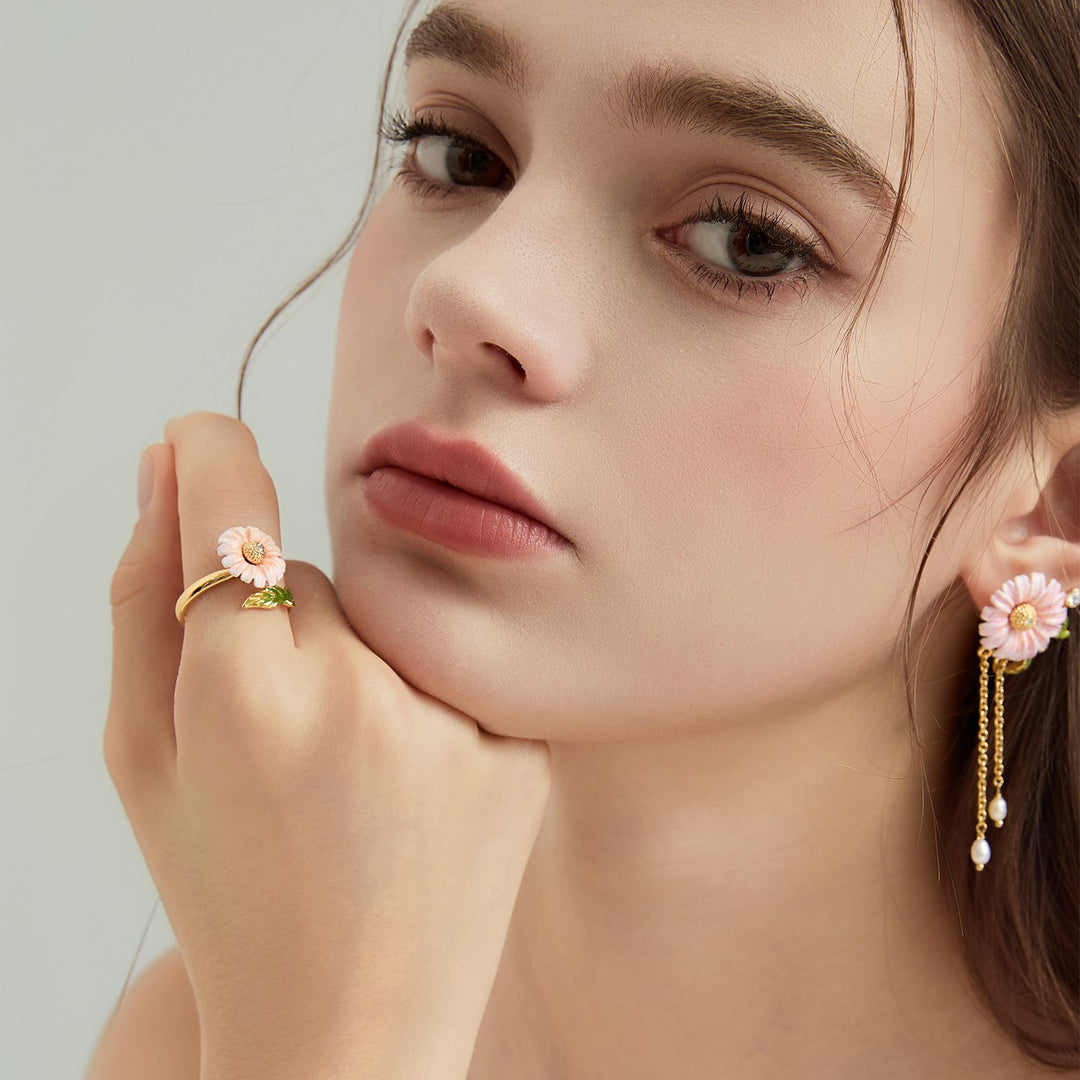 Pink Daisy Ring