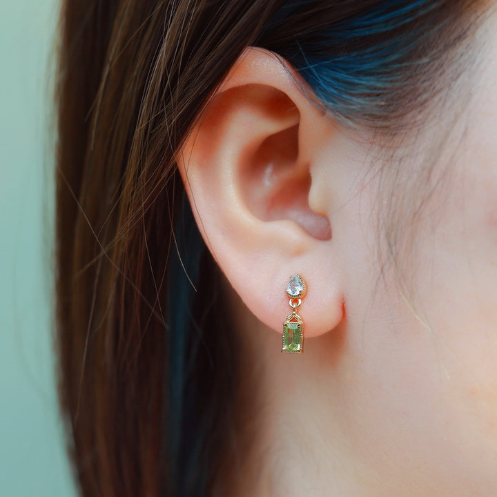 Peridot Drop Earrings