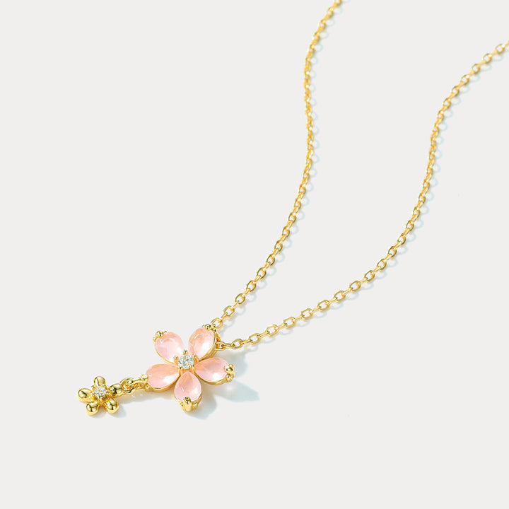 Selenichast Cherry Blossom Necklace