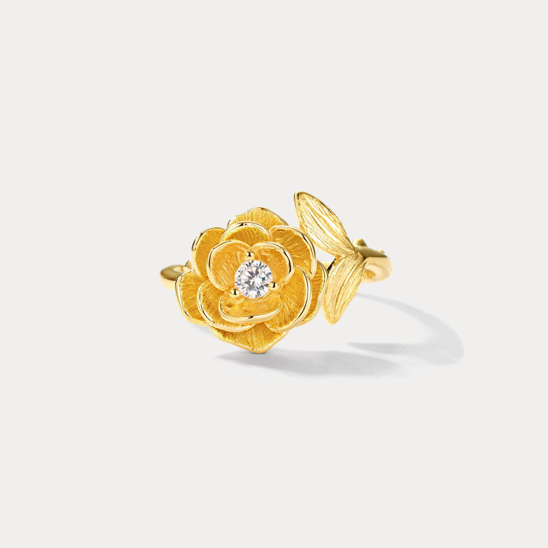 Selenichast Camellia Ring