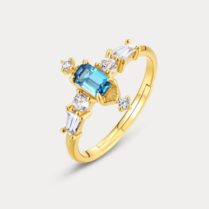 Selenichast Vintage Topaz Ring