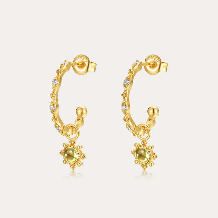 Selenichast Vintage Peridot Earrings