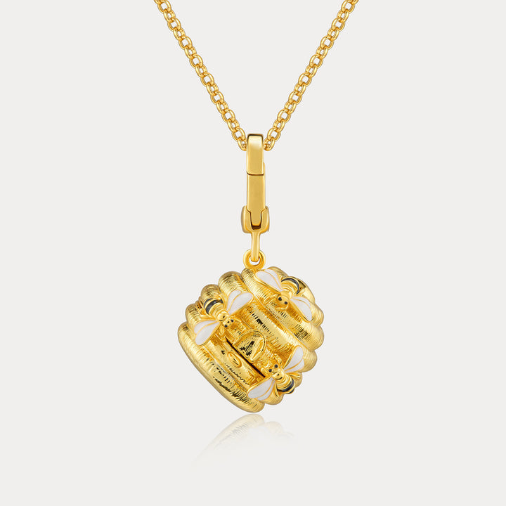 Honeybee Locket Necklace