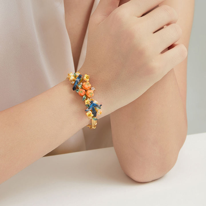 Magpie & Persimmon Blossom Bracelet Gift