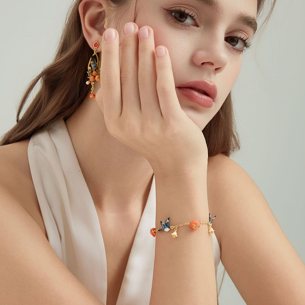 Magpie & Persimmon Bracelet