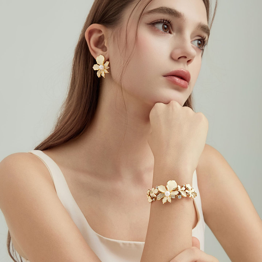 Iris Bangle Gift for Her