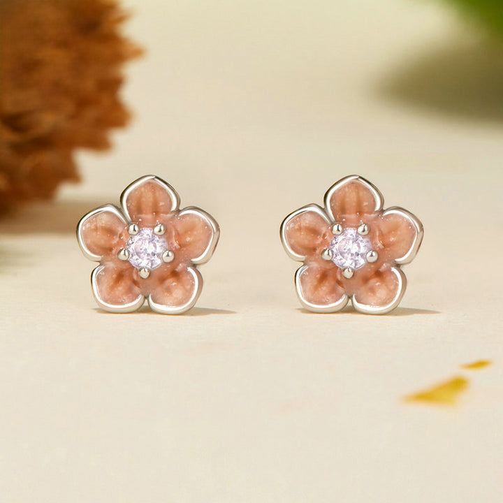 Sakura Stud Earrings Gift 