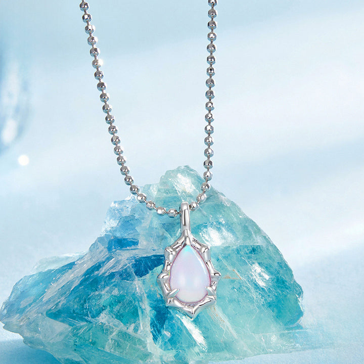 Silver Opal Necklace
