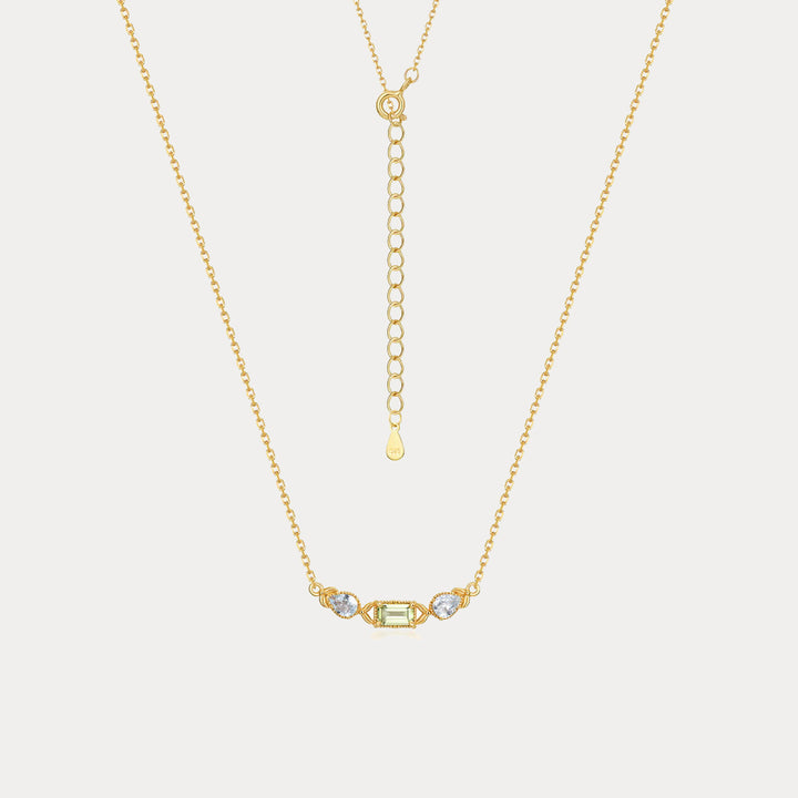 Peridot Pendant Necklace Gift for Her