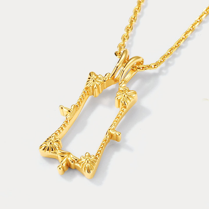 Gold Vintage Labradorite Necklace