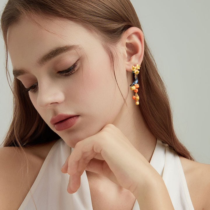 Magpie & Persimmon Earrings