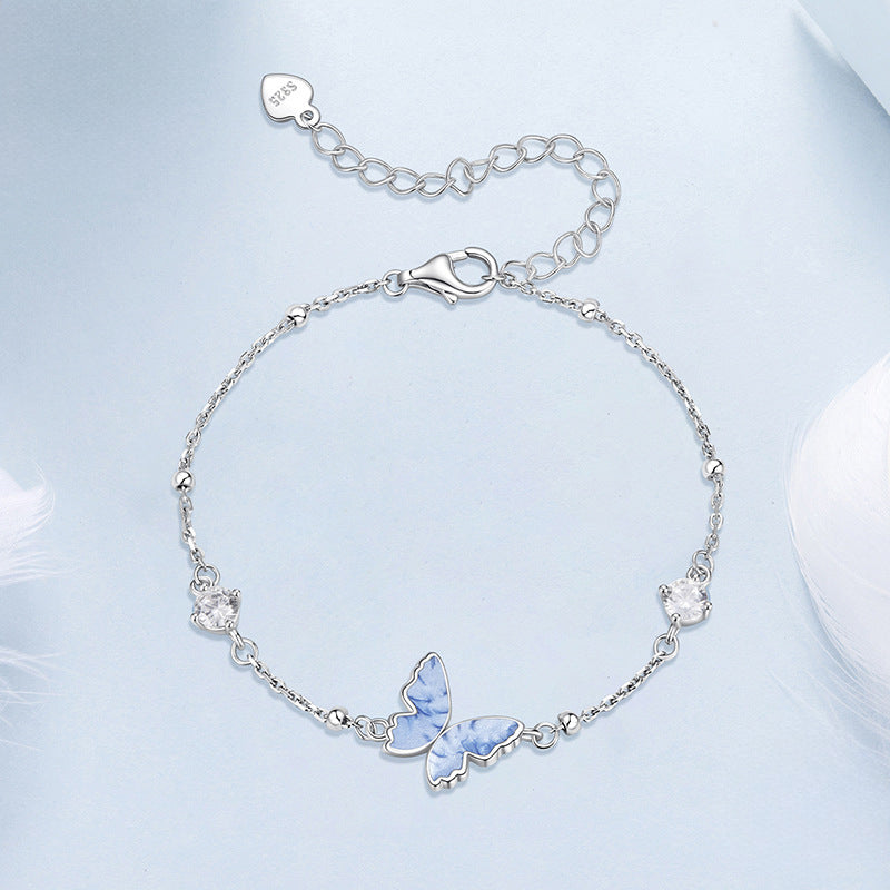 Blue Butterfly Bracelet
