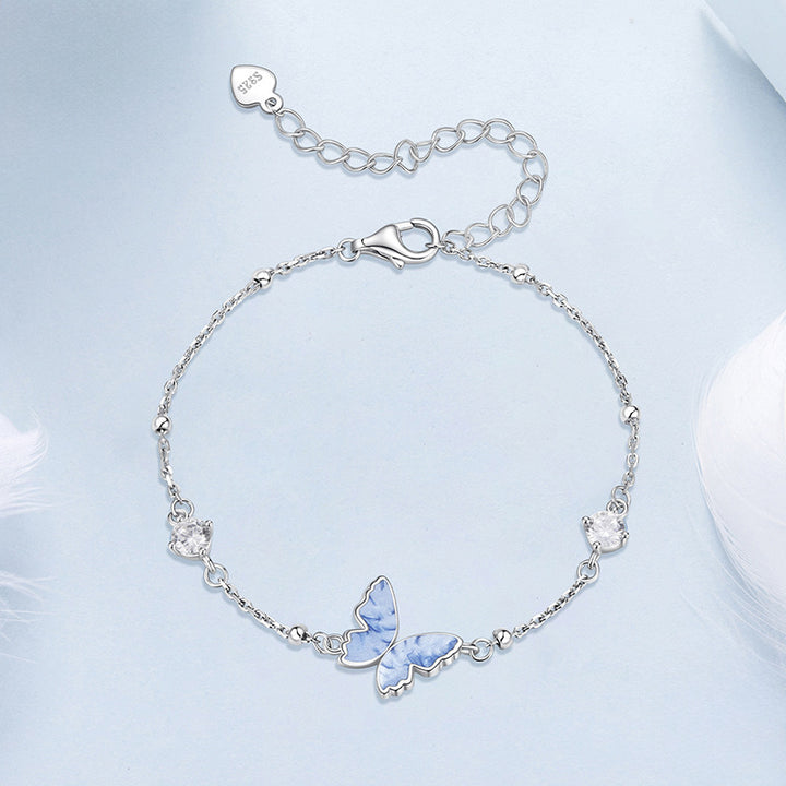 Blue Butterfly Bracelet