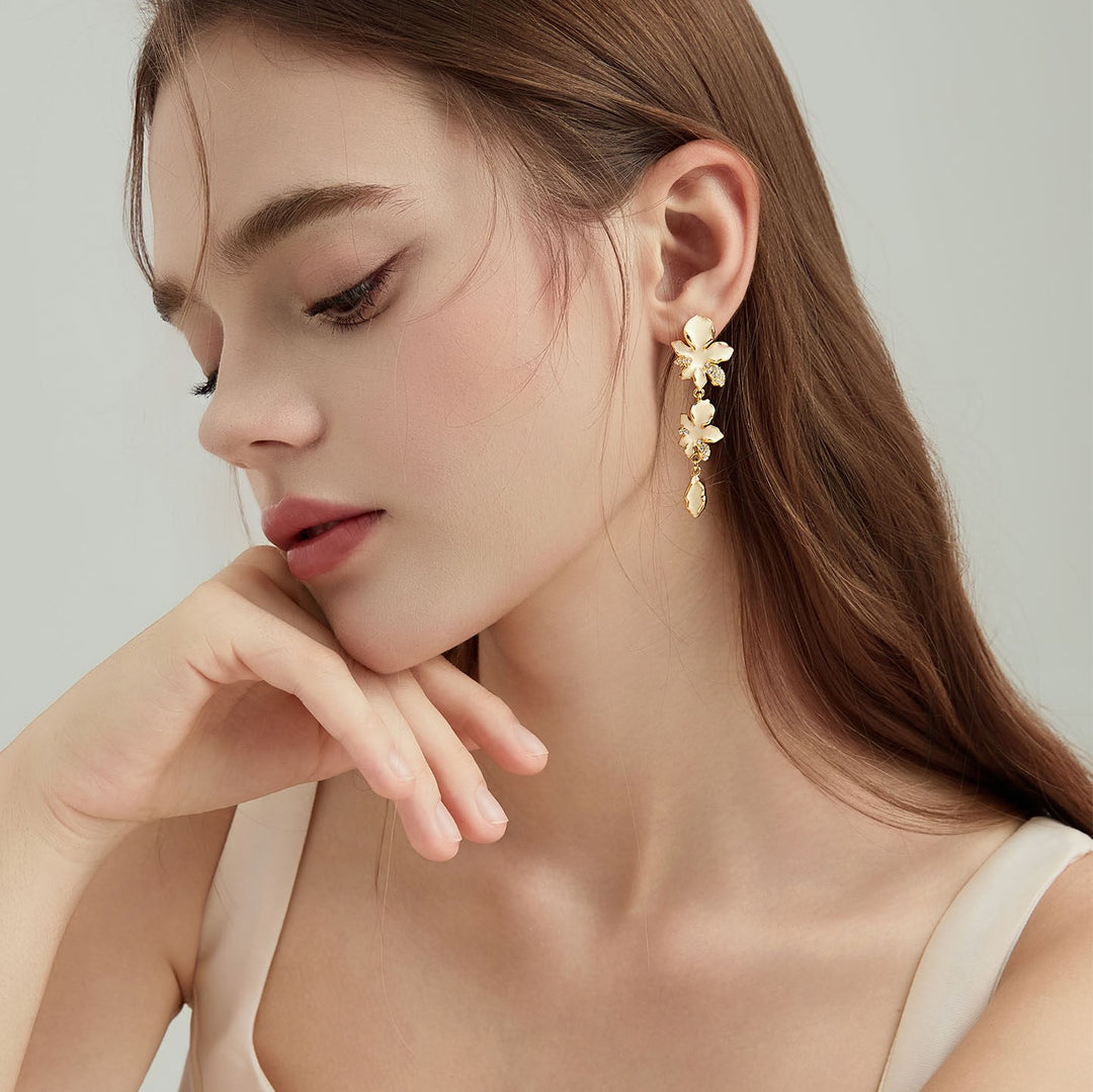 Iris Drop Earrings Gift