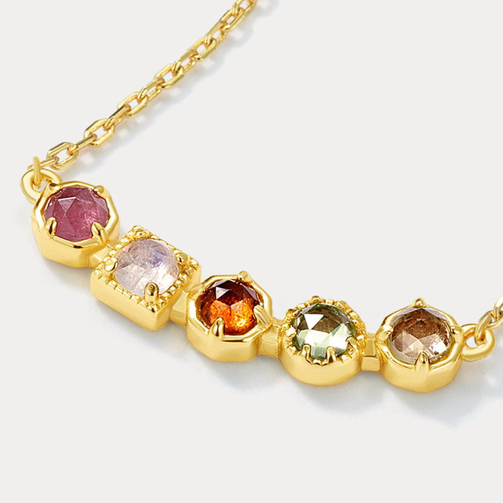 Rainbow Moonstone Necklace Gift For Her