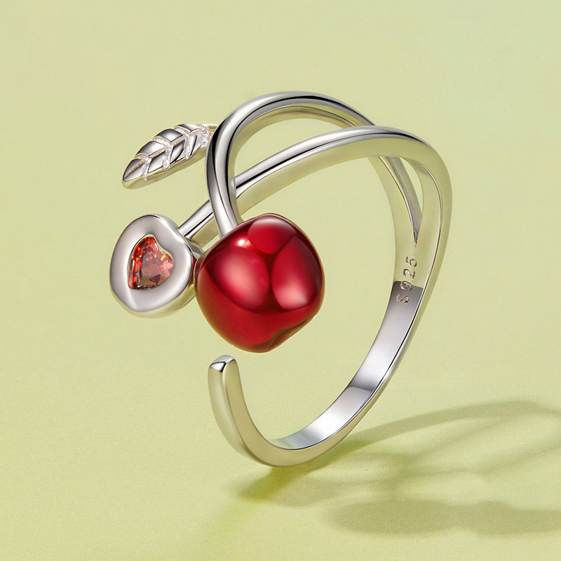 Cherry Heart Ring