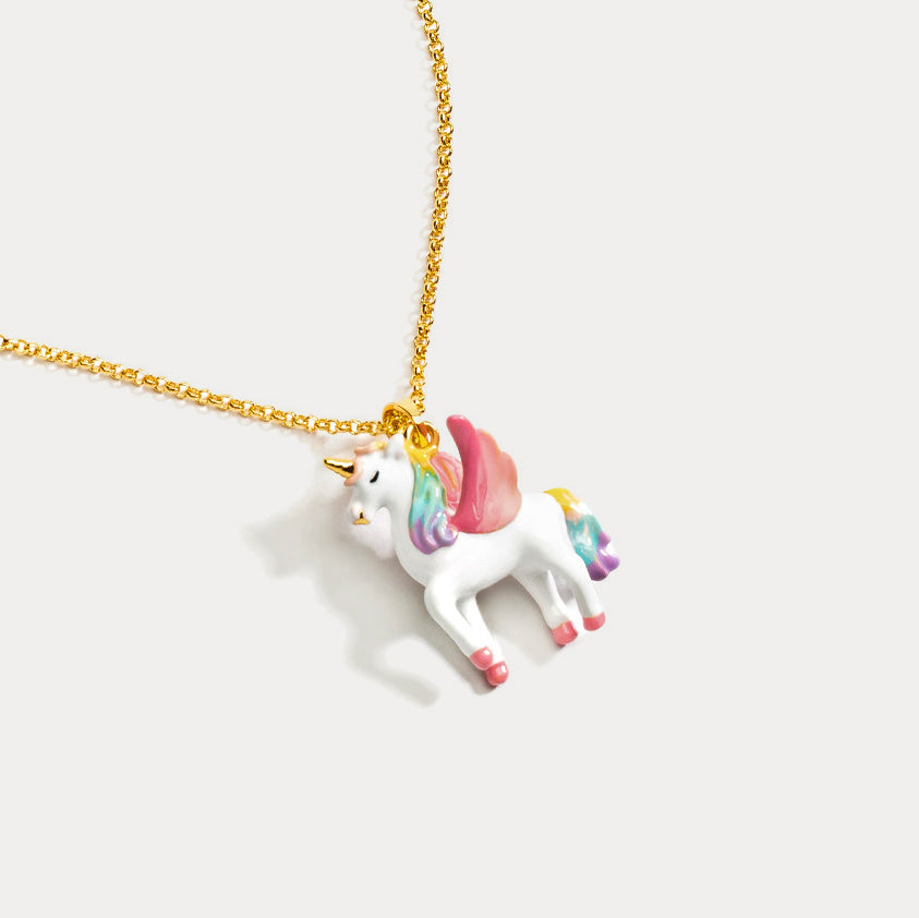 Rainbow Unicorn Necklace