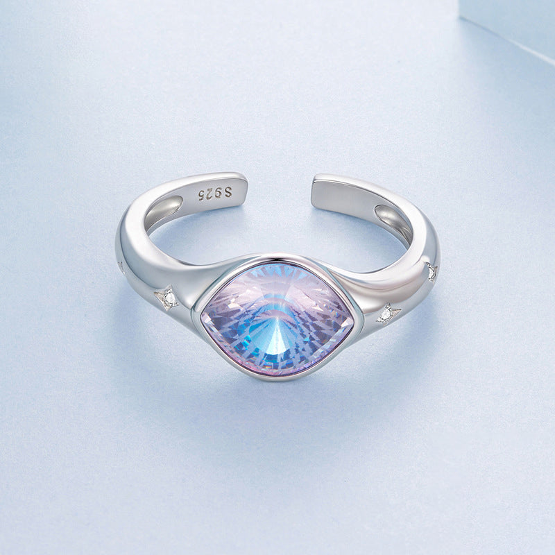 Aurora Evil Eye Ring Gift For Her