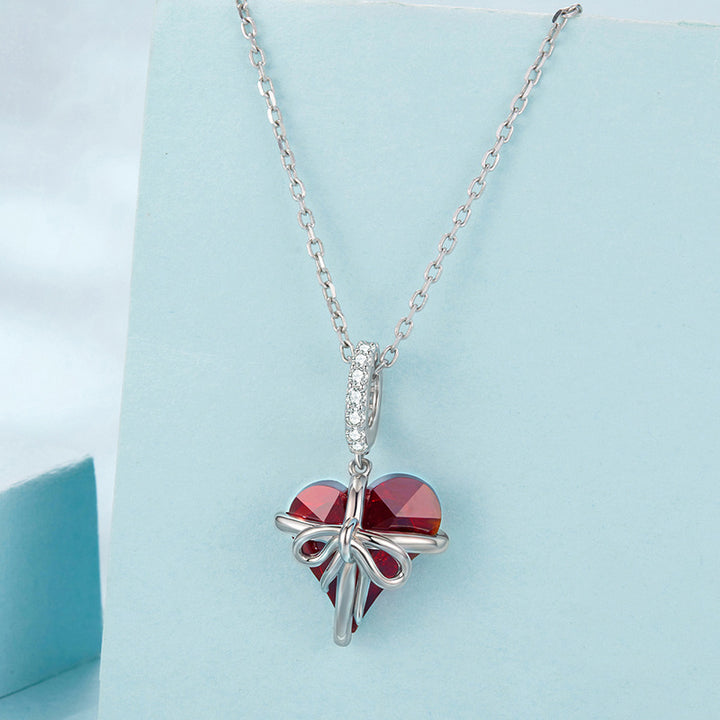 Heart Bow Necklace