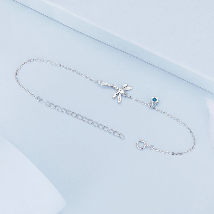 Silver Dragonfly Bracelet