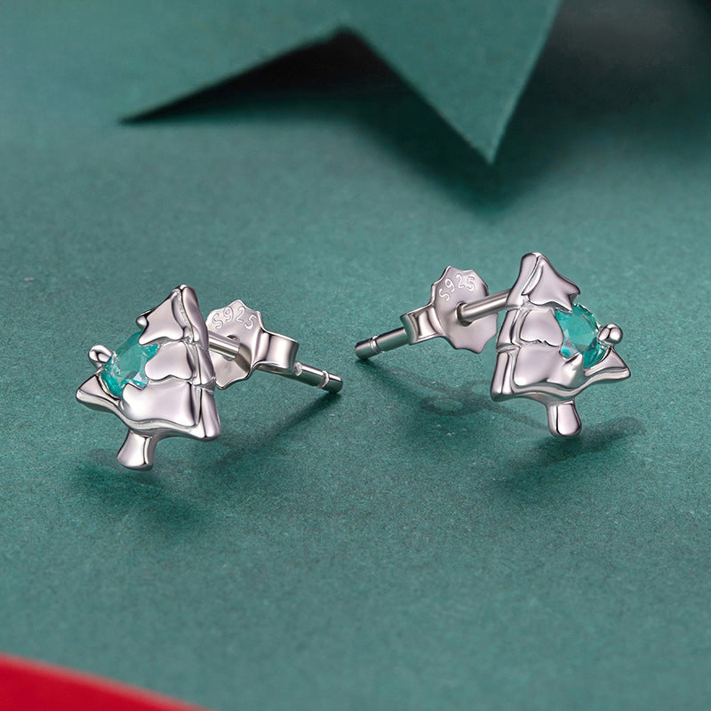 Christmas Tree Stud Earrings
