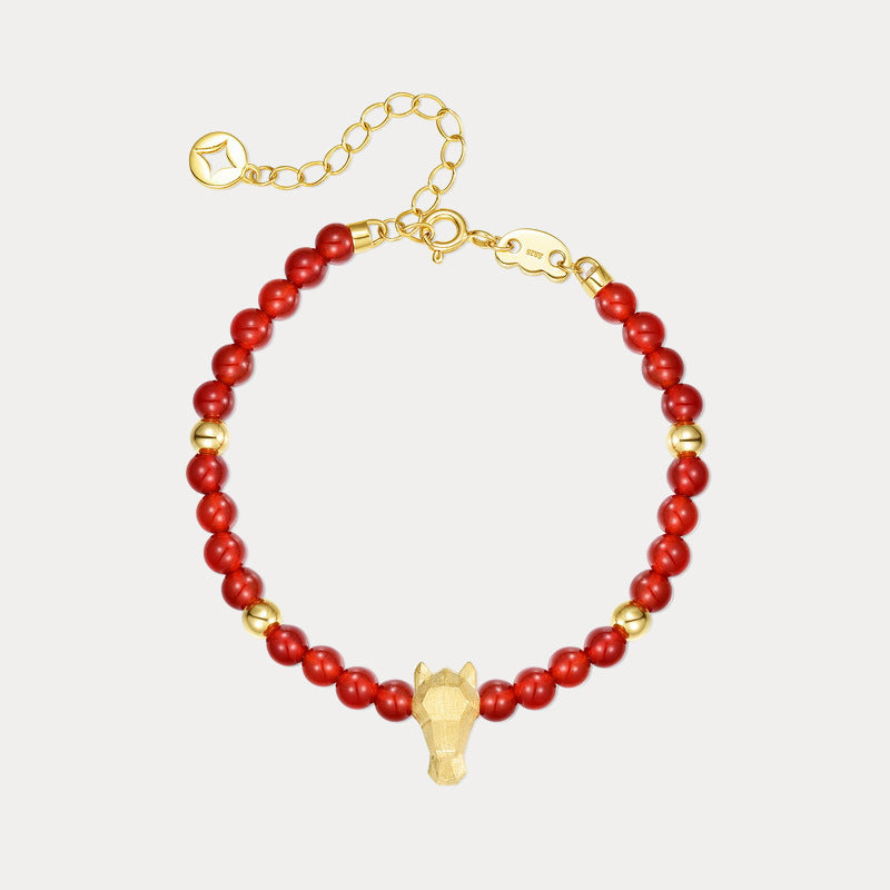 Selenichast Horse Agate Bracelet