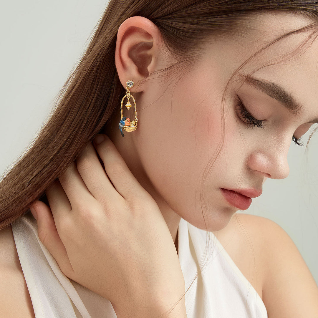 Magpie & Persimmon Basket Earrings Gift