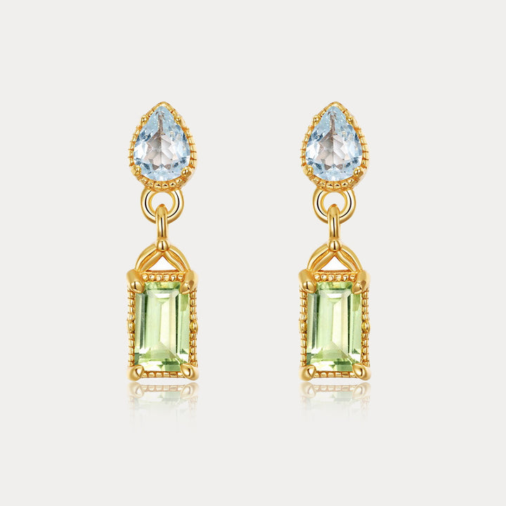 Peridot Drop Earrings