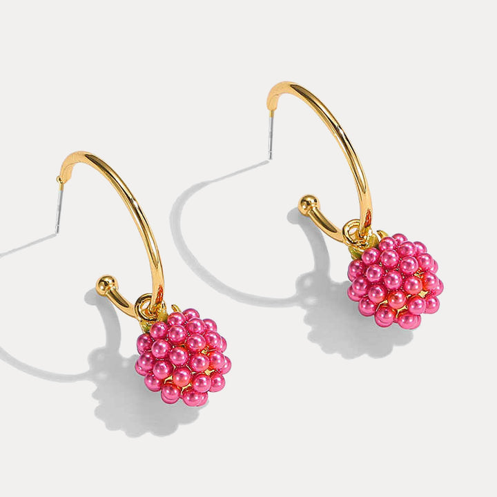 Selenichast Raspberry Earrings