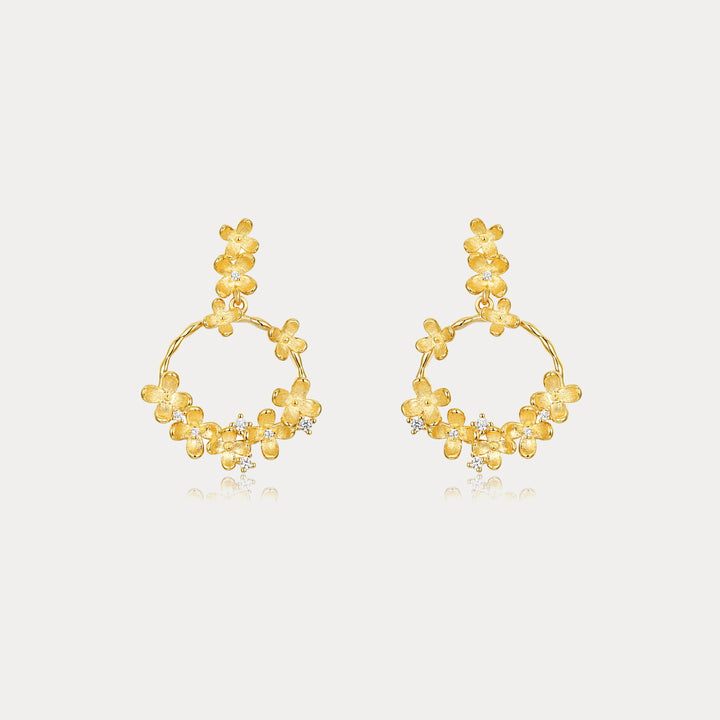 Selenichast Osmanthus Flower Dangle Earrings