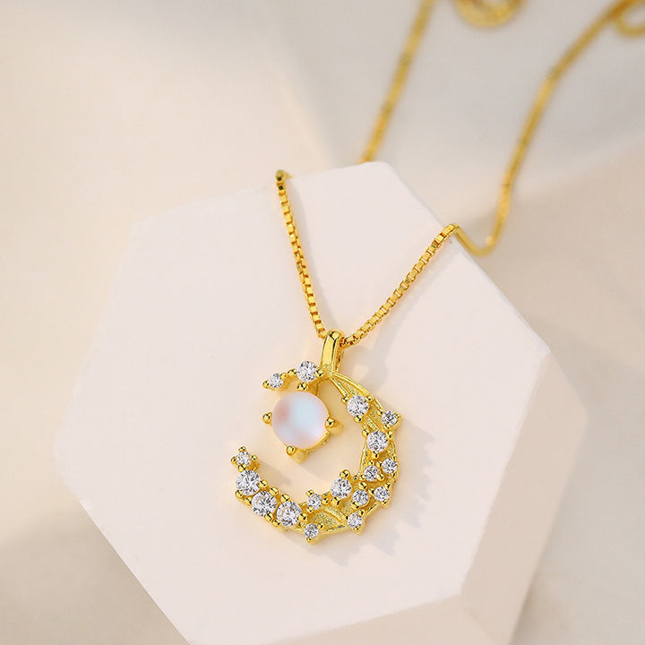 Selenichast Moon Necklace Moon Jewelry