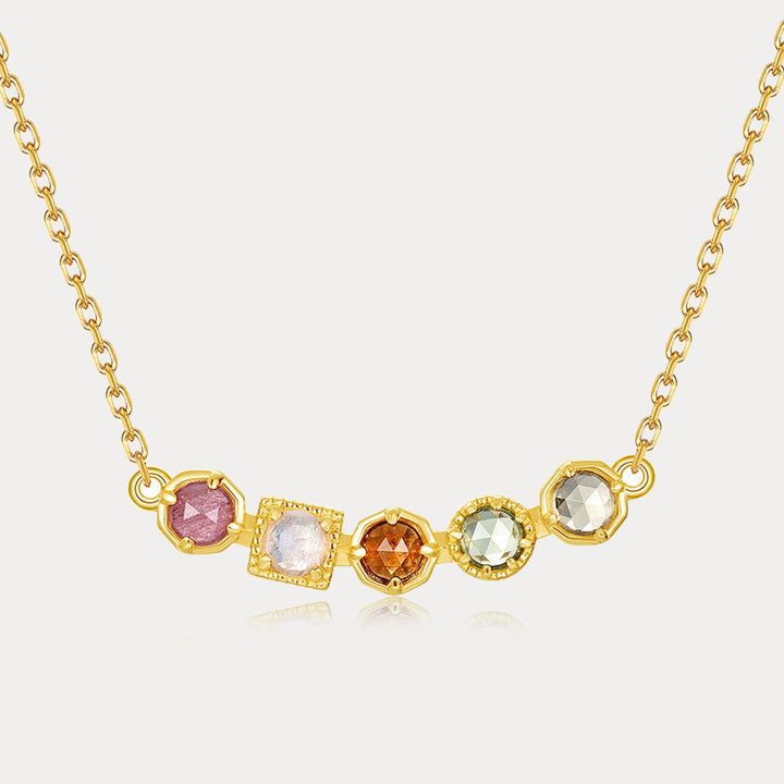Selenichast Rainbow Moonstone Necklace