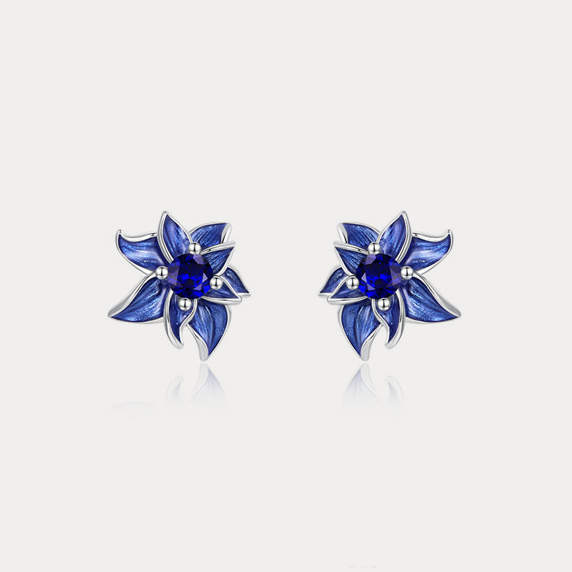Selenichast Blue Lotus Earrings