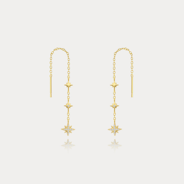 Selenichast Star Threader Earrings